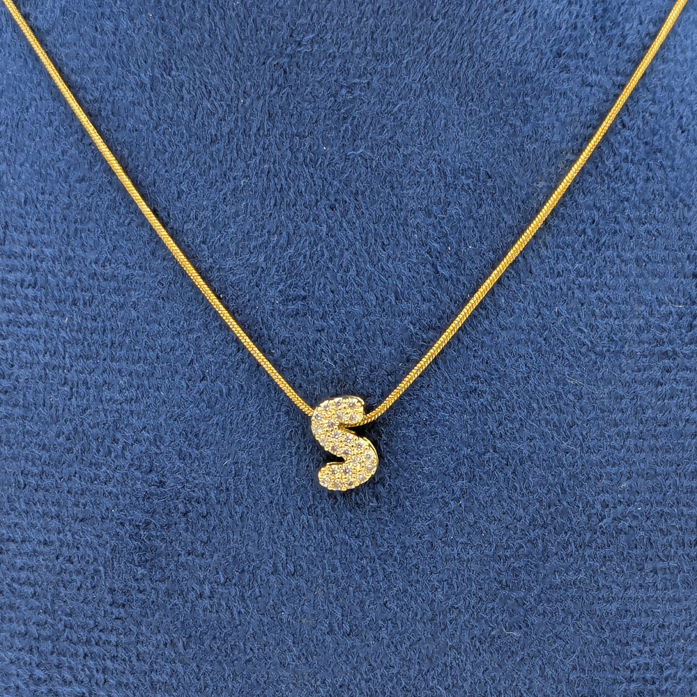 Alphabet "S" Necklace