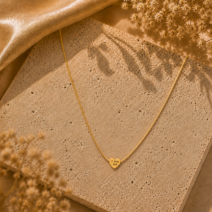 Soft Confession ILY Necklace