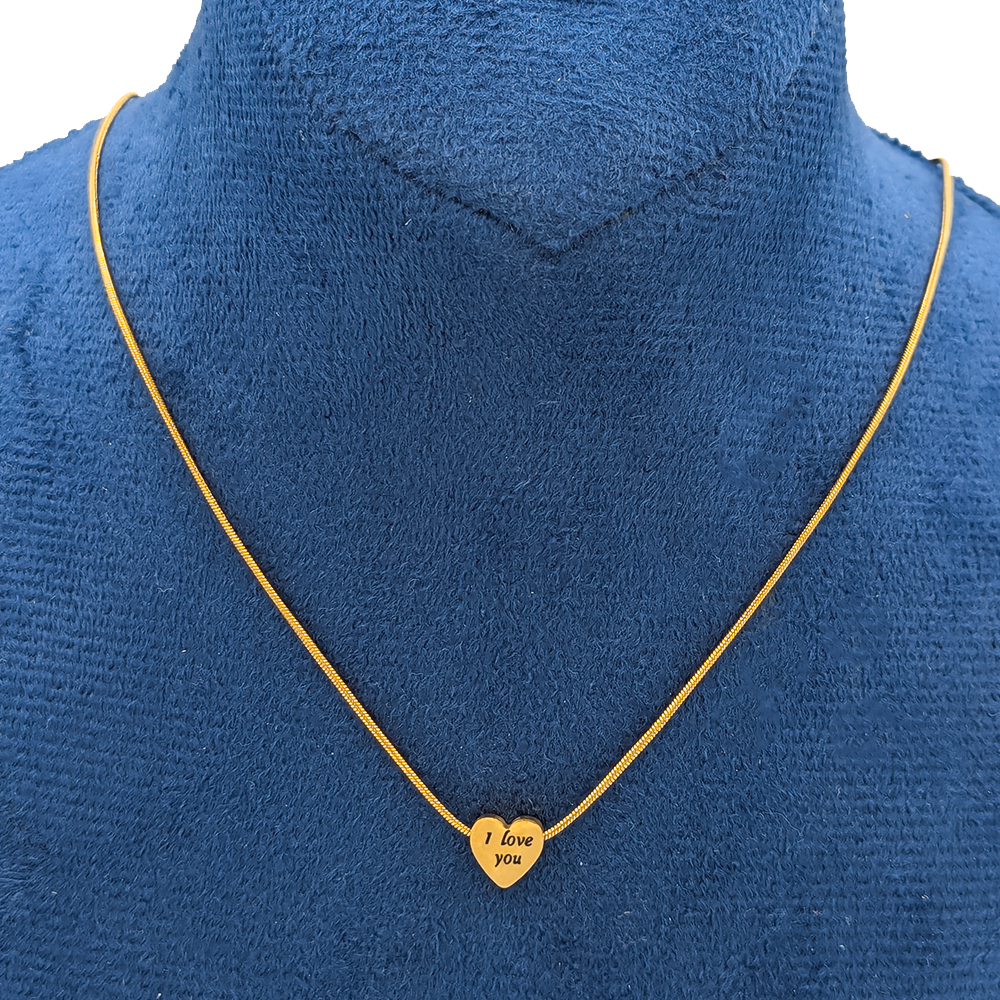 Soft Confession ILY Necklace