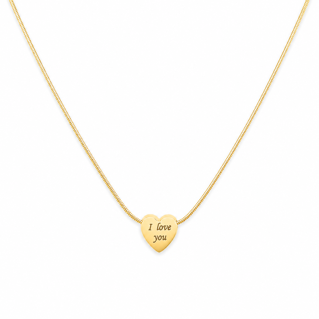 Soft Confession ILY Necklace