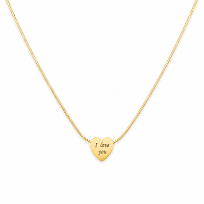 Soft Confession ILY Necklace