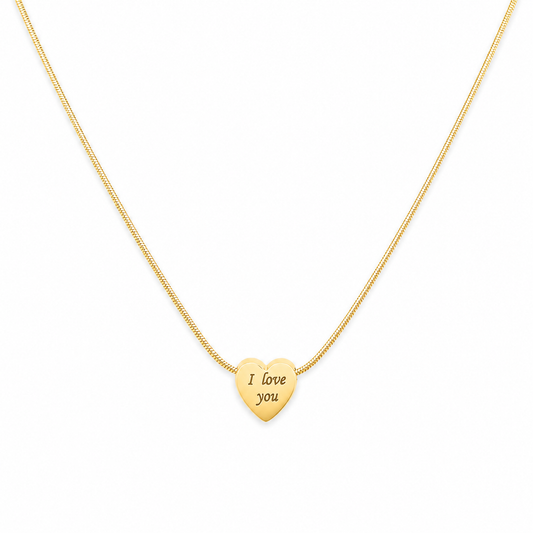 Soft Confession ILY Necklace