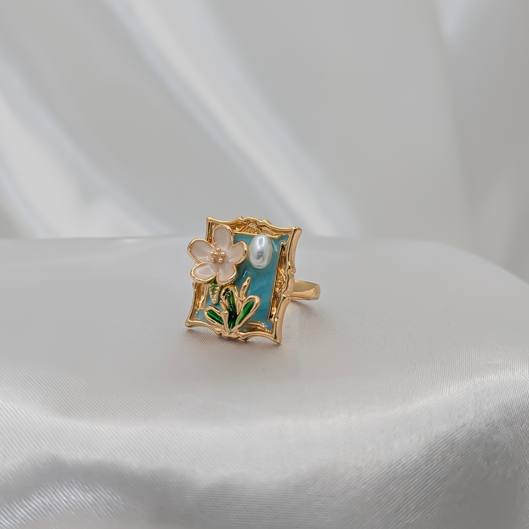 Spring Pearl Ring