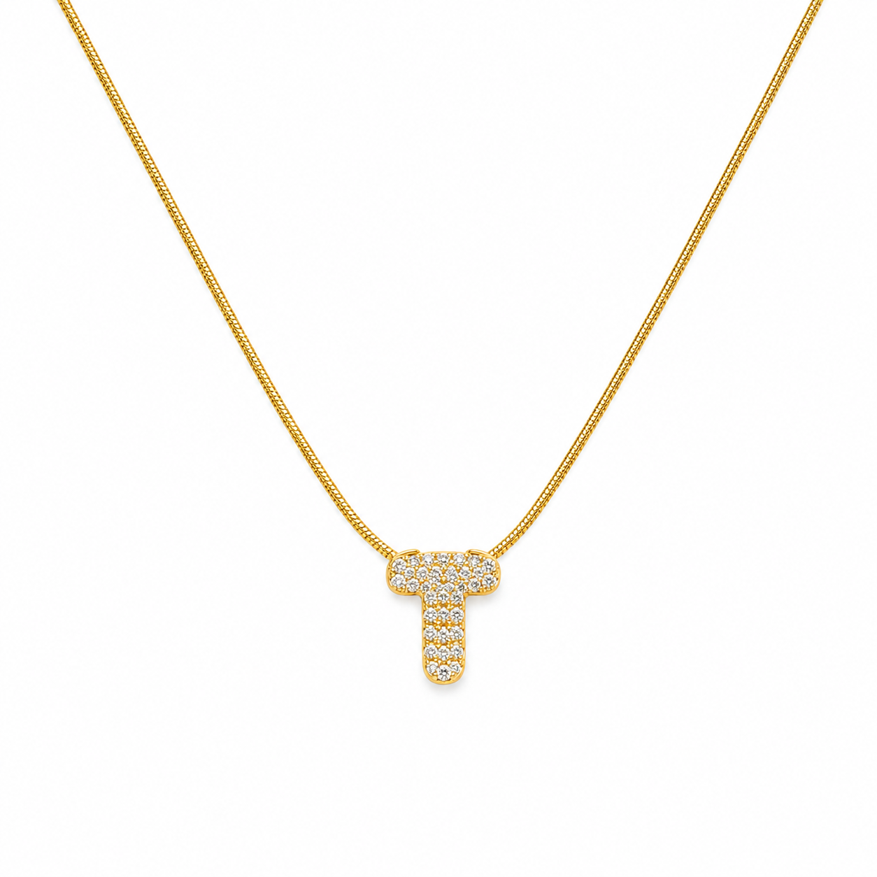Alphabet "T" Necklace
