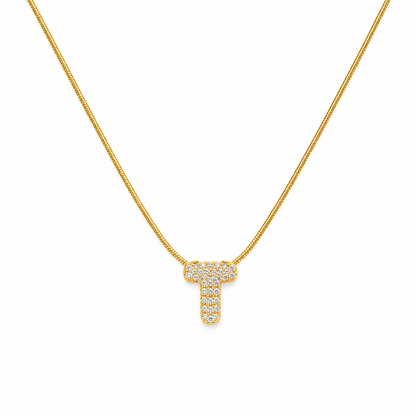 Alphabet "T" Necklace