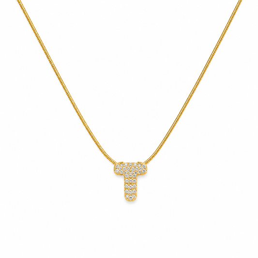 Alphabet "T" Necklace