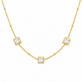Zircon Trio Bliss Necklace