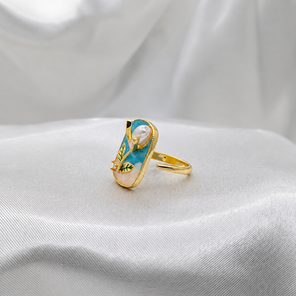 Tulip Pearl Ring