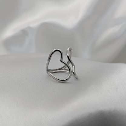 Twin Heart Ring