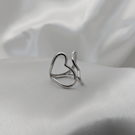 Twin Heart Ring