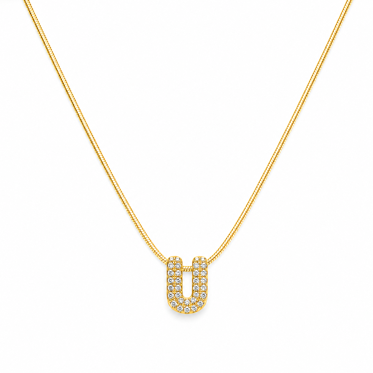 Alphabet "U" Necklace