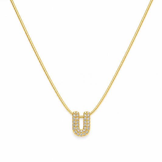 Alphabet "U" Necklace