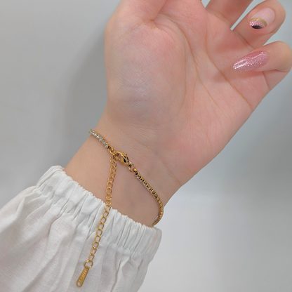 Zircon Drip Bracelet
