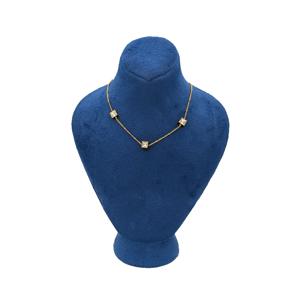 Zircon Trio Bliss Necklace