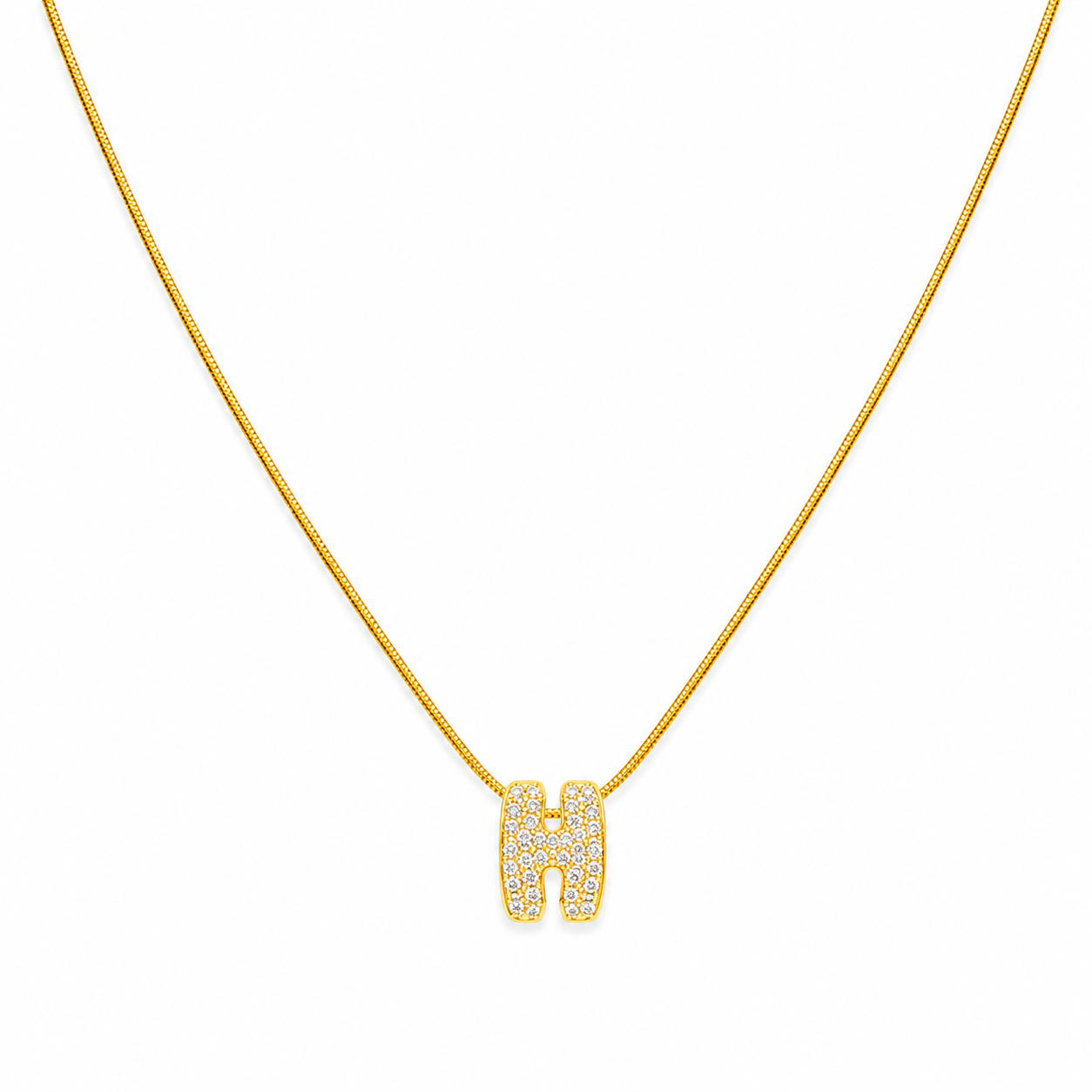 Alphabet "H" Necklace