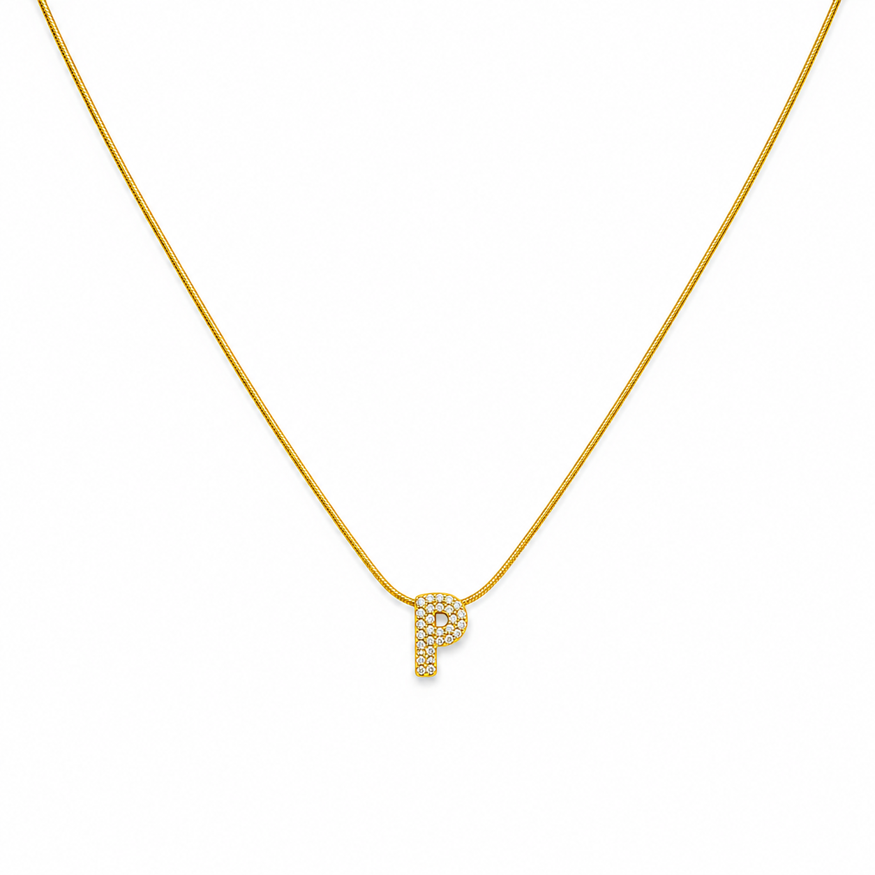 Alphabet "P" Necklace
