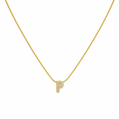 Alphabet "P" Necklace