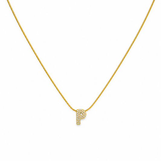 Alphabet "P" Necklace