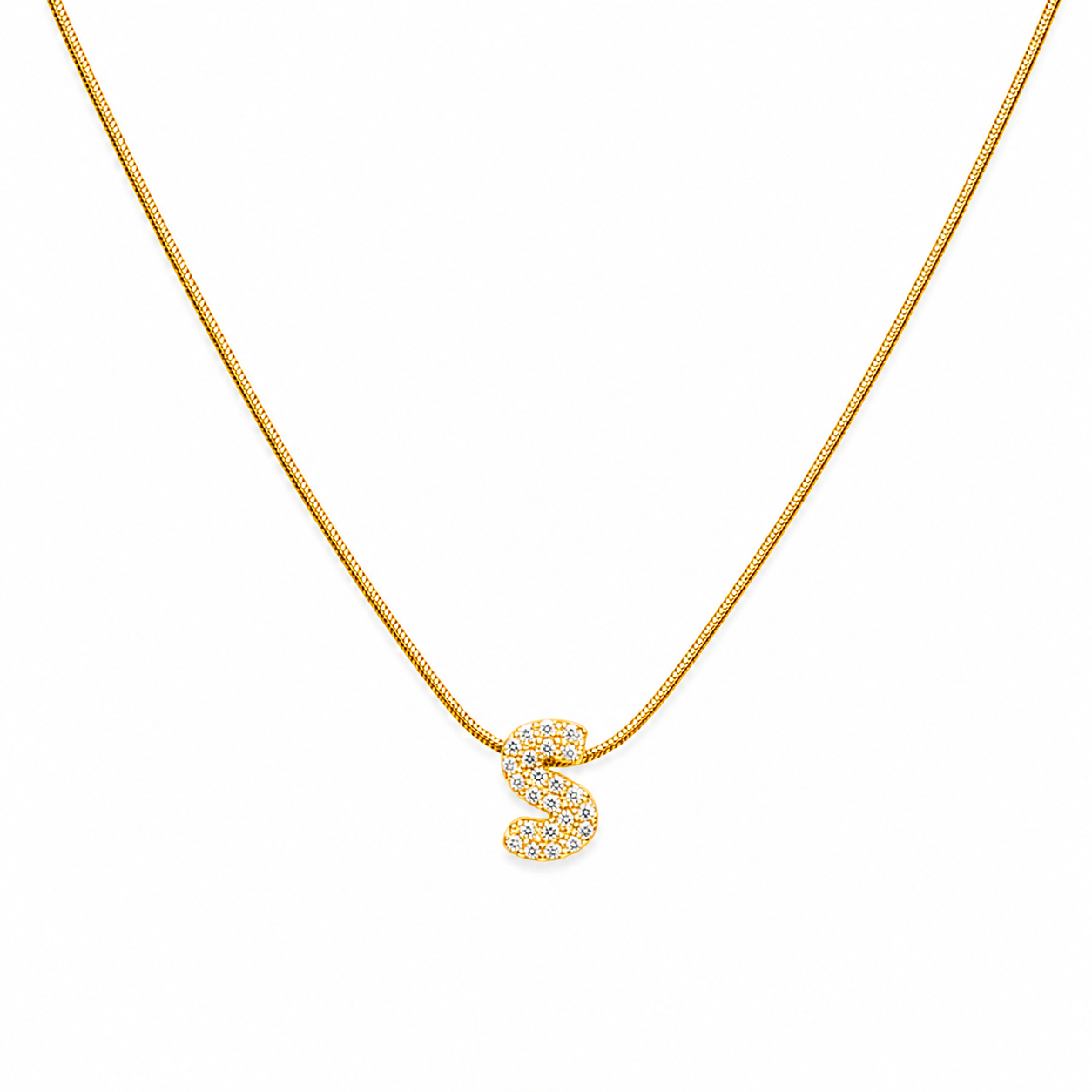 Alphabet "S" Necklace